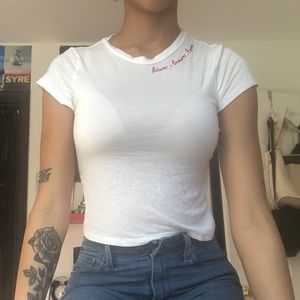 White Tee